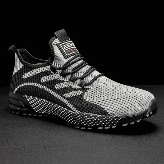 YRZL Men's Sneakers Breathable Lightweight Running Shoes for Men Comfortable Mesh Walking Shoes Sports Casual Outdoor Summer