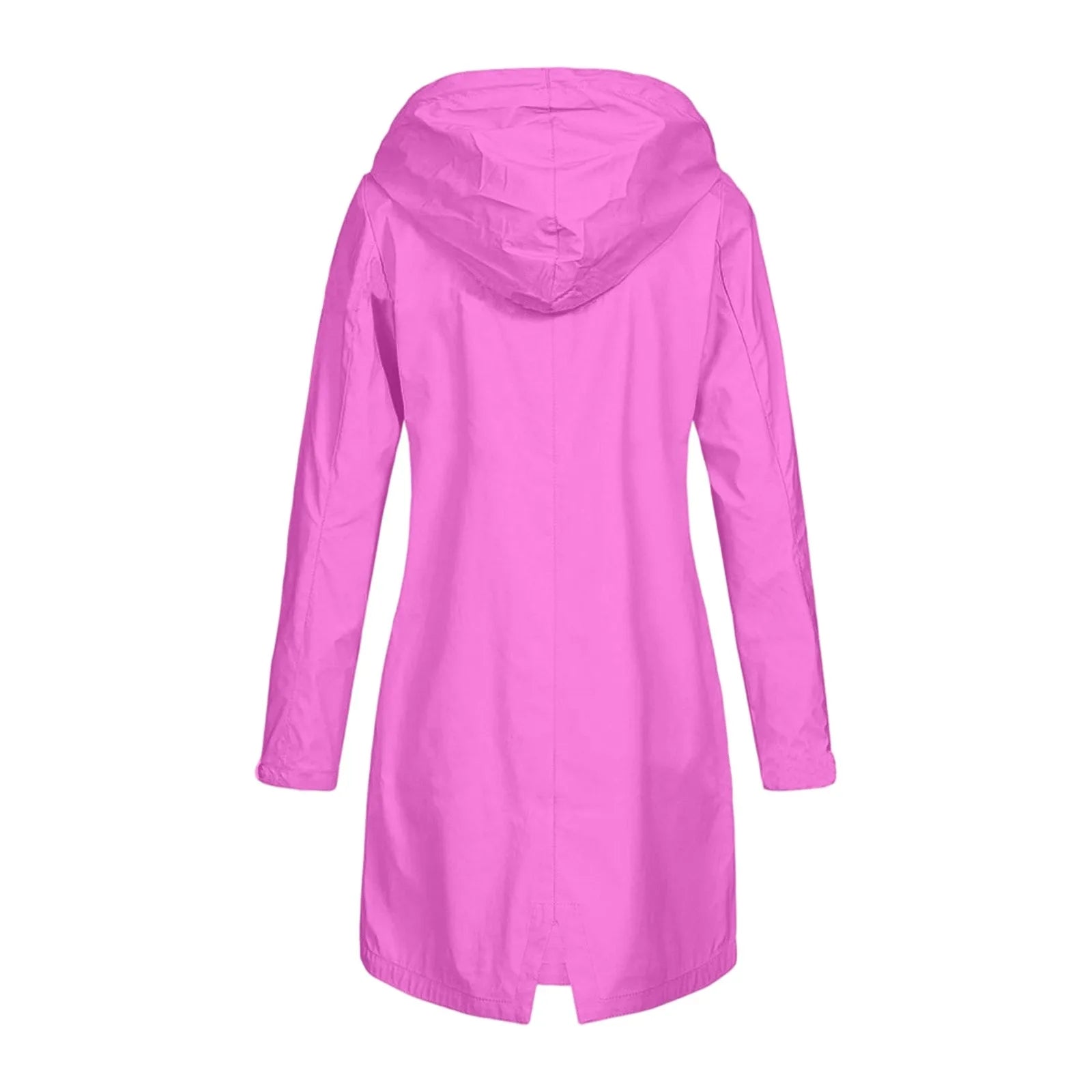 2025 New Long-sleeved Raincoat Zipper Women's Jacket Outdoor Hooded Mountaineering Jacket Waterproof and Windproof Coats