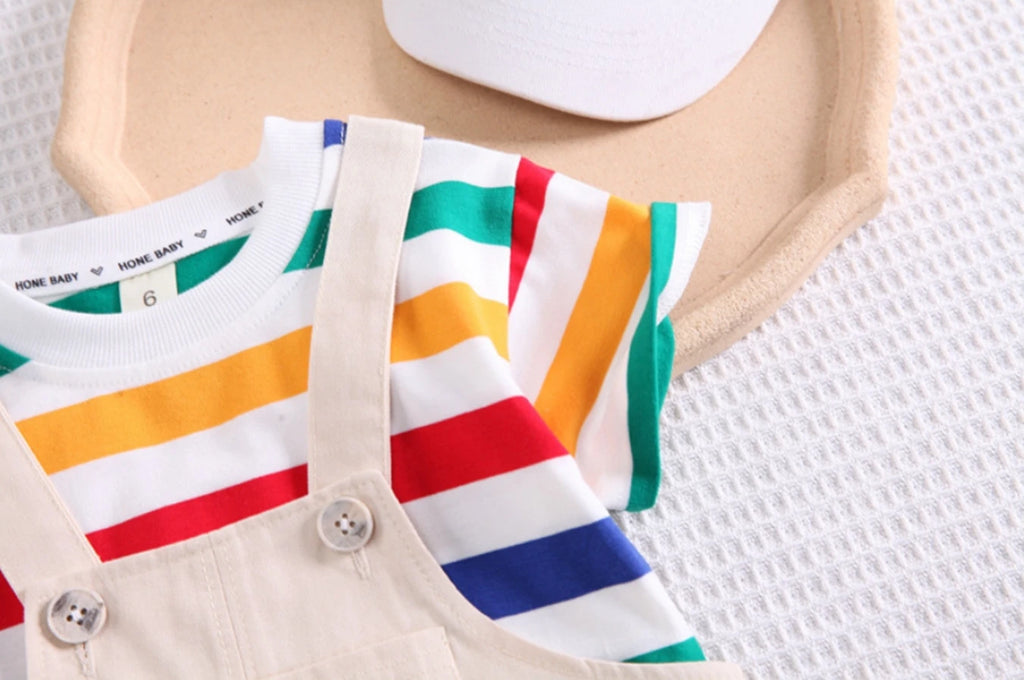 New Baby Boy Clothes Suits Summer Baby Clothes Set Print Dinosaur T-shirts+Pant 2pcs/Suit Infant Outfits Kids Girls Clothes Sets