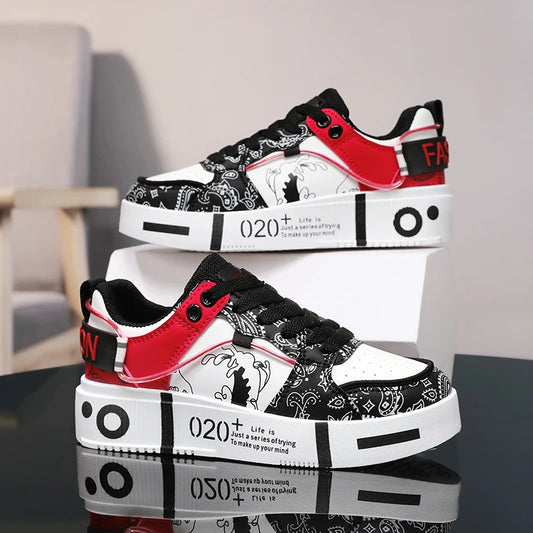 Youth Board Shoes 2025 New Men Women Parent Child Sports Shoes Fashionable Thick Sole Non-slip Casual Walking Shoes Size 31-44