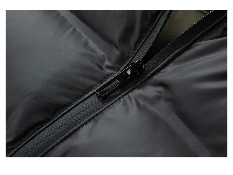 Big Collar 2026 New Winter Parkas Men Thicken Casual Outwear Slim Fit Outwear Waterproof Warm Stand Collar Outwear Coat