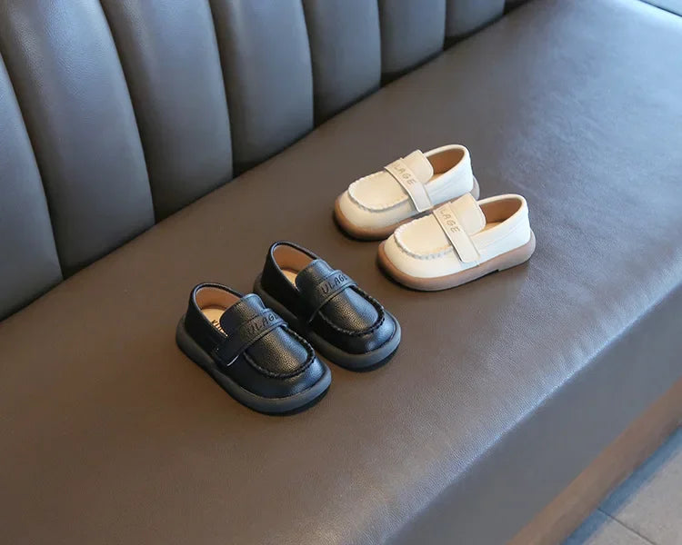 Baby Boys Casual Shoes for Wedding Party Fashion 2025 Spring Autumn Toddlers Kids Leather Shoes Slip-on Loafers Soft Flats New