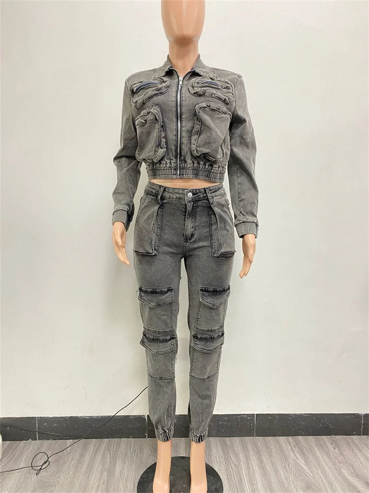 Denim Set for  Women