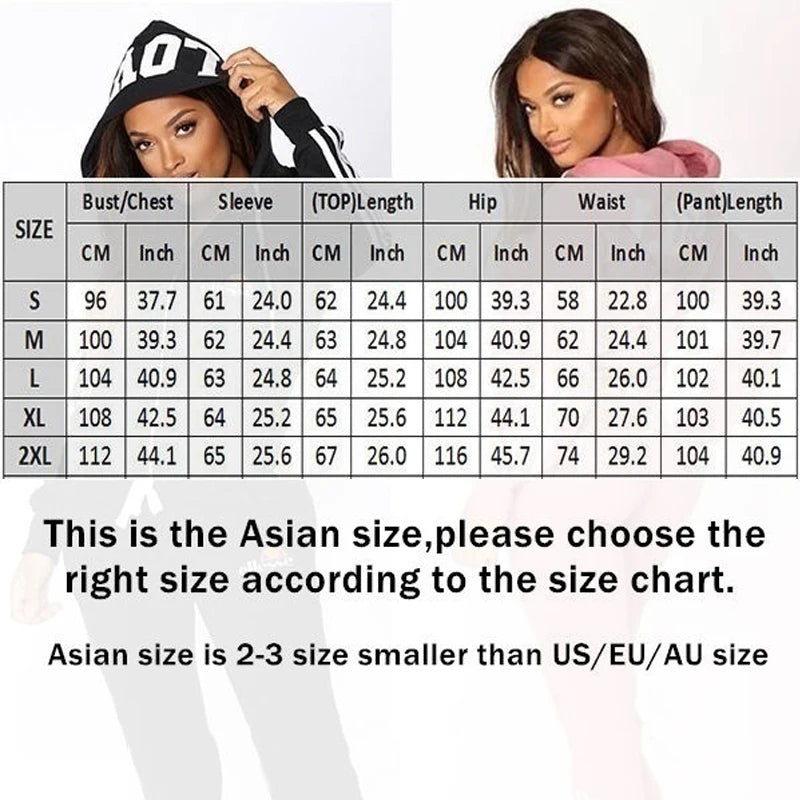 2023 Women's Sports Set Three Stripe Sweater Two Piece Jogging Set Casual Zip Hoodie+Sports Pants Sports Shirt Jogging Set