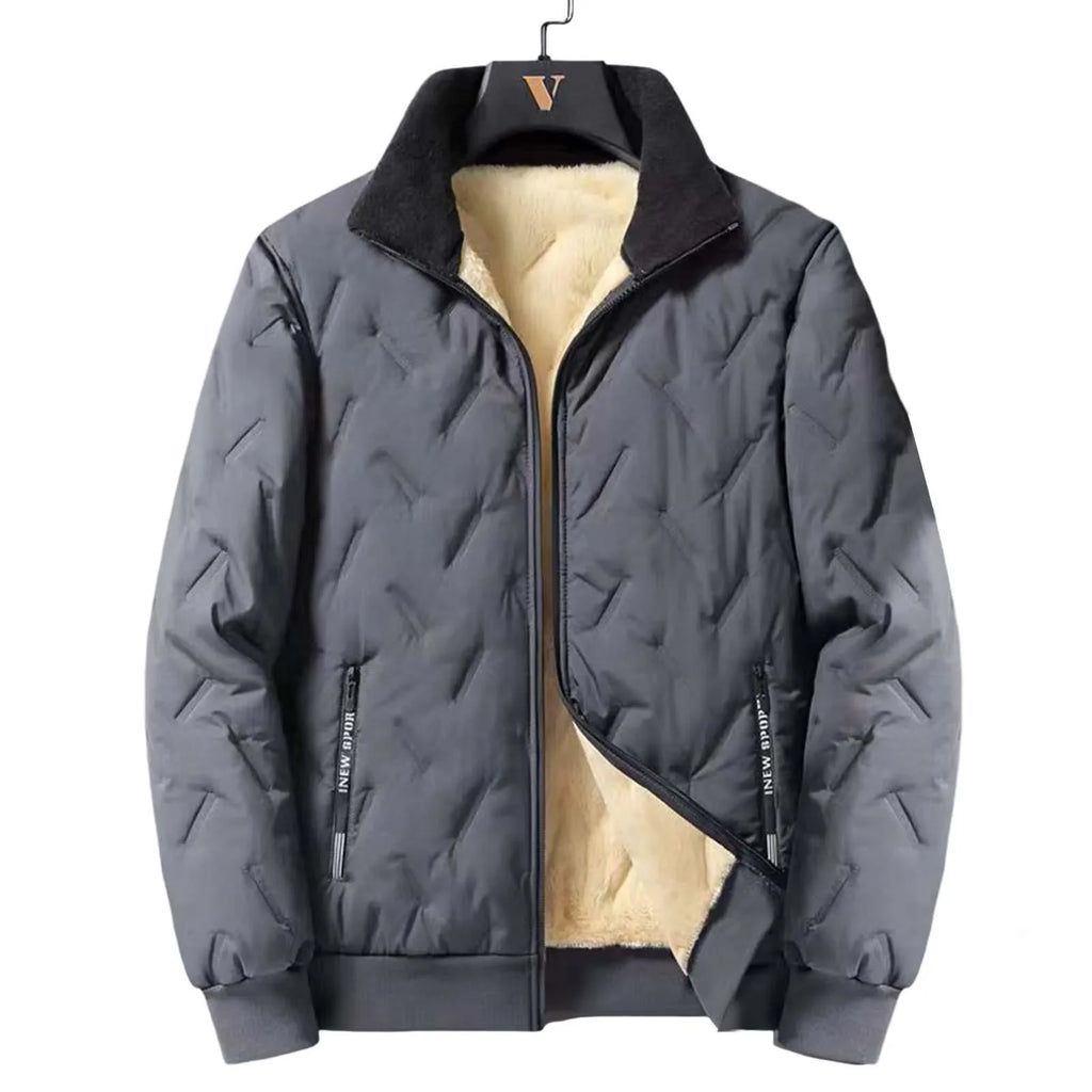 Winter Thickened Fleece Jackets for Men Windproof Snow Coats Men's Outerwear Cropped Woolen Parka Coat Autumn Warm Bomber Jacket