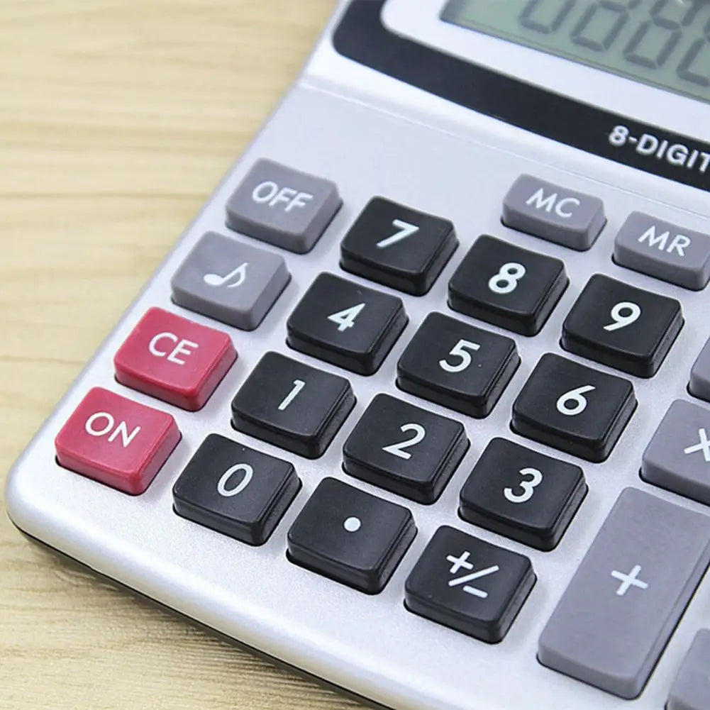 KK-800A Electronic Calculator Multifunctional Large Display Finance 8 Digits Desktop Calculator Office Supplies