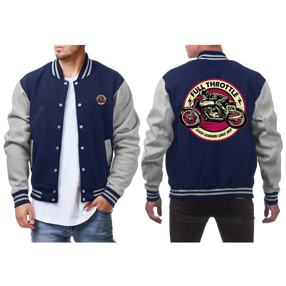 Baseball Jackets Men 2024 Autumn Winter Warm Thicken Men Jackets Windbreaker Coat US Baseball Uniform Casual Jacket Men Clothing