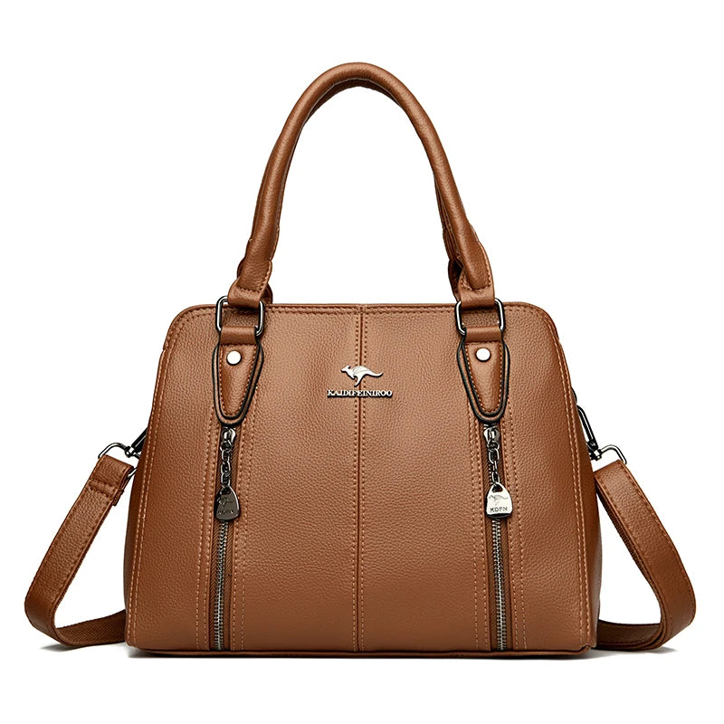 Luxury Handbags Woman Bags Designer Big Shoulder Bags for Women's 2024 Trendy Large Capacity Ladies Leather Hand Casual Tote Bag