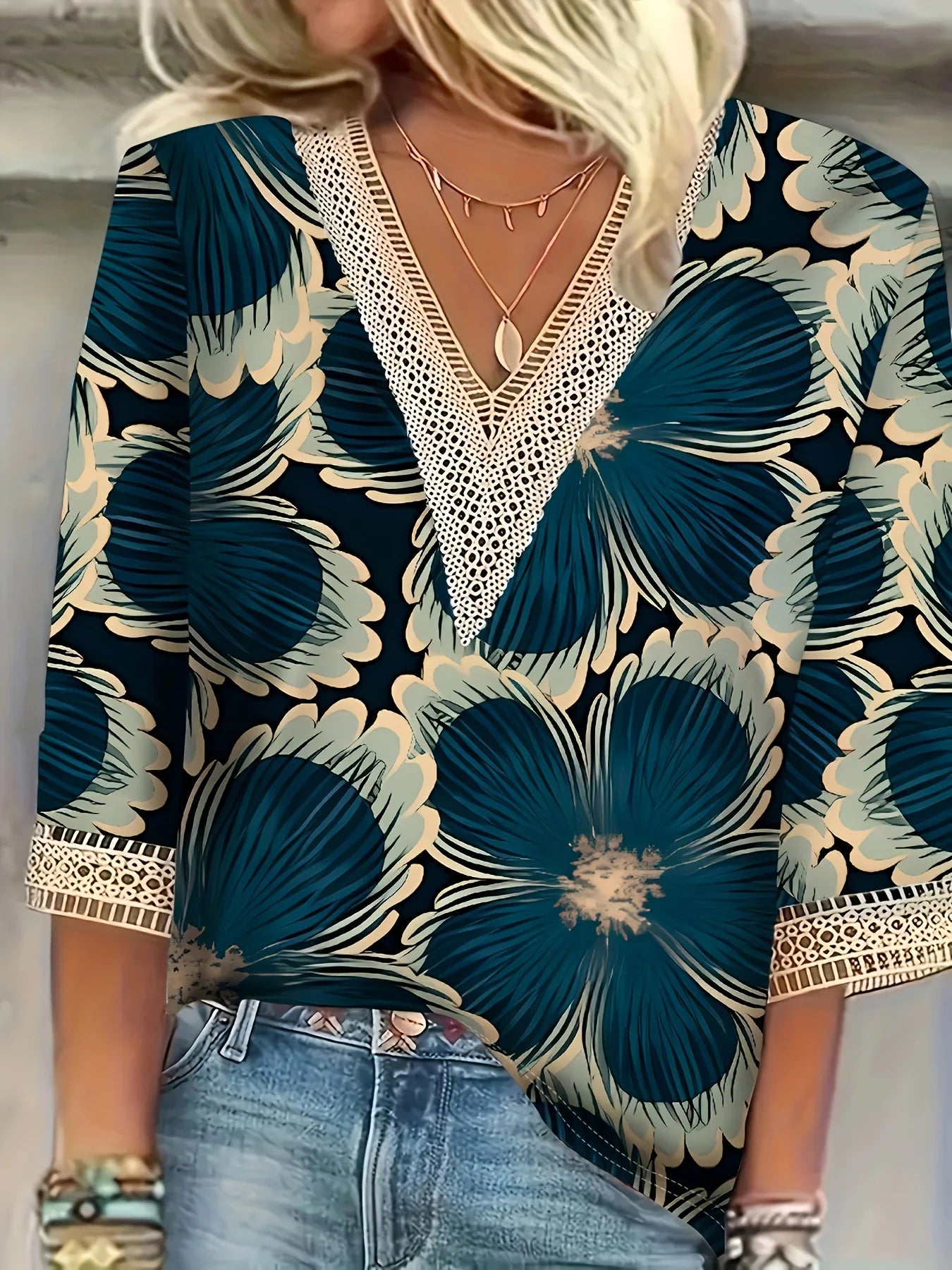 Plus Size Temperament Loose Woman Shirt Fashion Casual Blouse Elegant Long Sleeve Woman Shirt Holiday Weekend Top