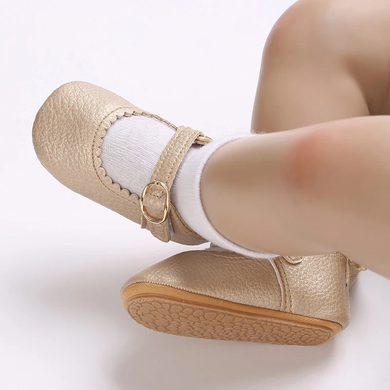 Cute White Lace Baby Girl Princess shoes  Baby Moccasins Moccs Shoes Bow Fringe Rubber Soled Non-slip Footwear Crib Shoes