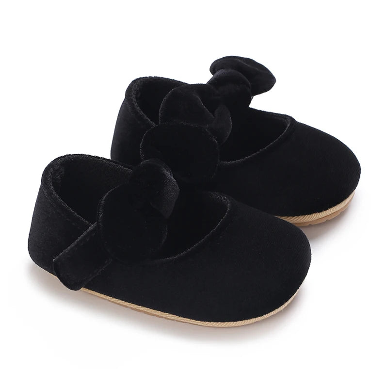 Cute White Lace Baby Girl Princess shoes  Baby Moccasins Moccs Shoes Bow Fringe Rubber Soled Non-slip Footwear Crib Shoes