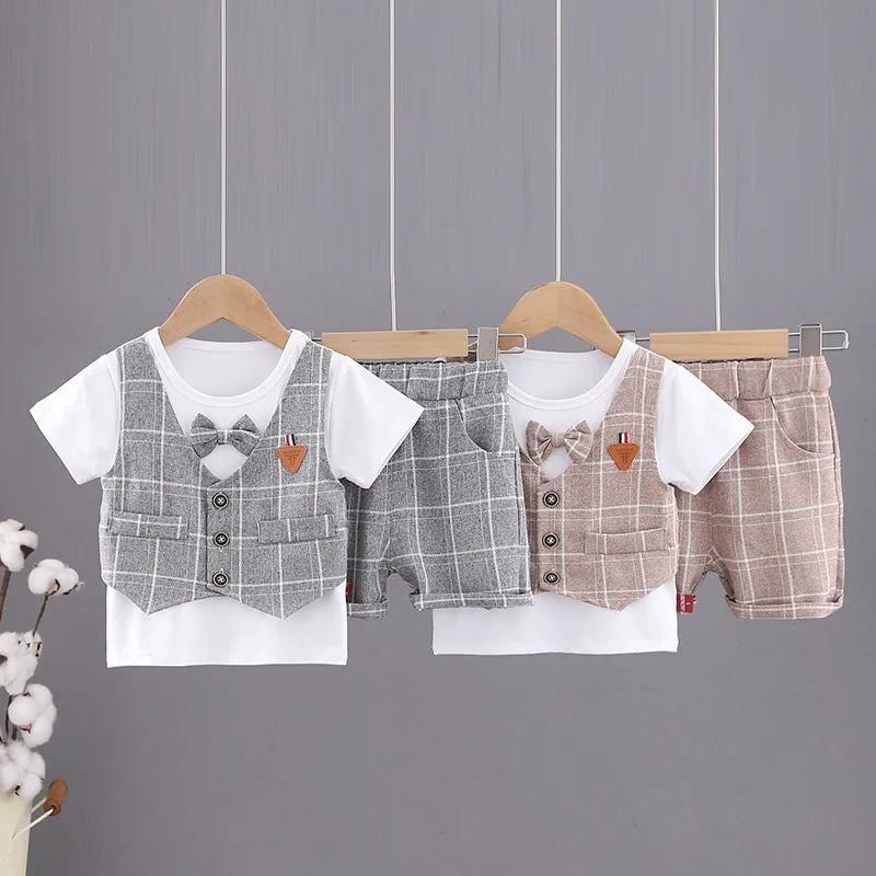 Summer Baby Girl Clothes Children Boys Fashion T-Shirt Shorts 2Pcs/Set New Toddler Casual Costume Infant Outfits Kids Tracksuits