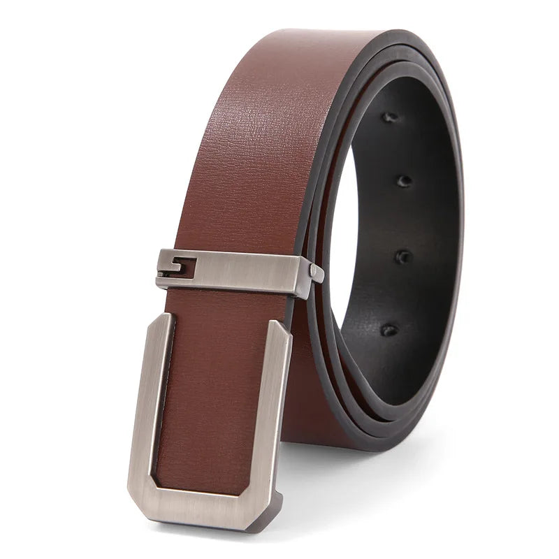 Men Belts Genuine Leather Bussines Fashion Designer Belt Luxury Casual Brand Waistband High Quality Belts for Men Strap HQ239