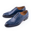 Men's Handmade Luxury Pointed Toe Wedding Shoes – Classic Designer Leather