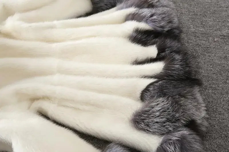 Hooded Loose Faux Fur Jacket Women Thick Autumn Winter Korean Maxi Coat Long Warm Luxury Fur Parkas Bontjas Furry Outerwear
