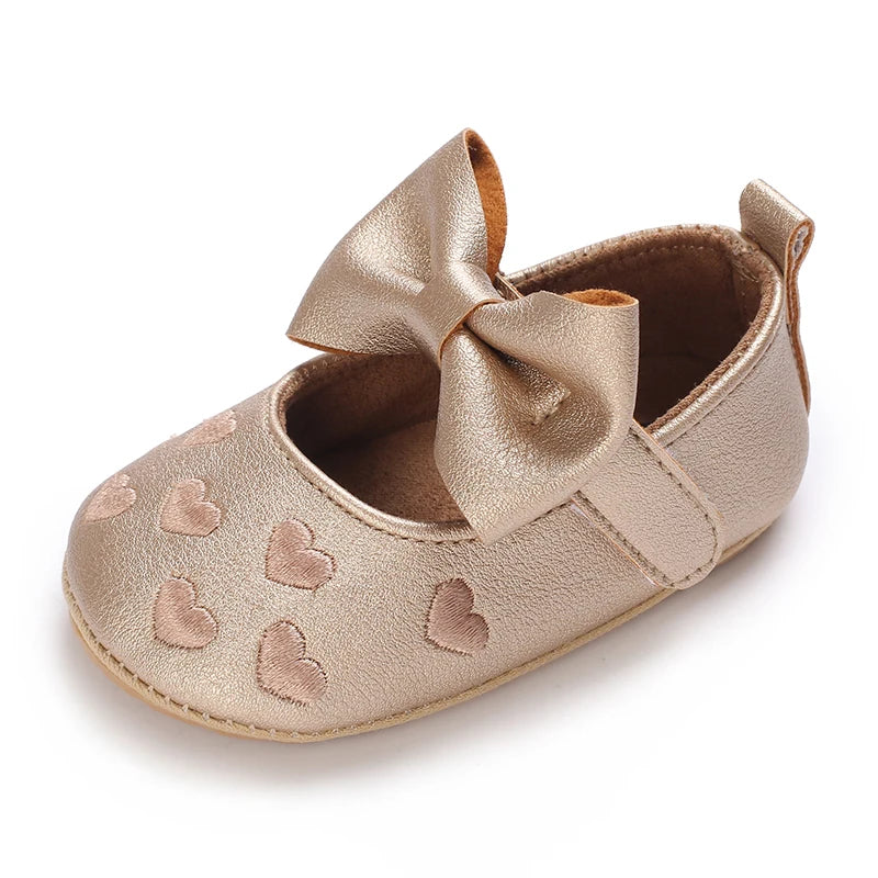 Cute White Lace Baby Girl Princess shoes  Baby Moccasins Moccs Shoes Bow Fringe Rubber Soled Non-slip Footwear Crib Shoes