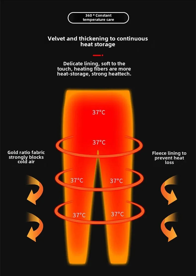 Winter Thickened Fleece-Lined Casual Pants Men's Loose-Fit Sweatpants Trendy Youth Sweatpants Bunched Feet Pants Casual Pants