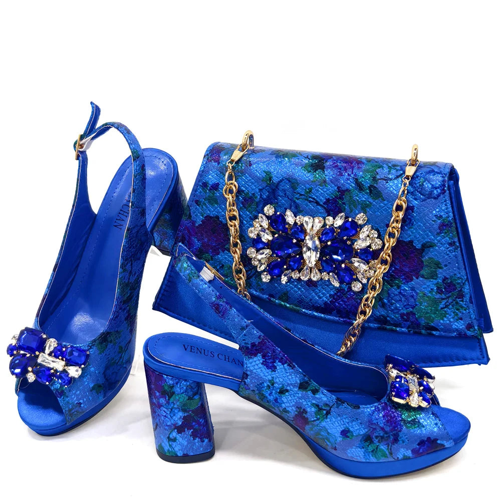 Wedding Bigger Size Thick Heel Shoes