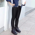 Teenage Winter Warm Pants for Children Kids Girls Fleece Bootcuts Jeans