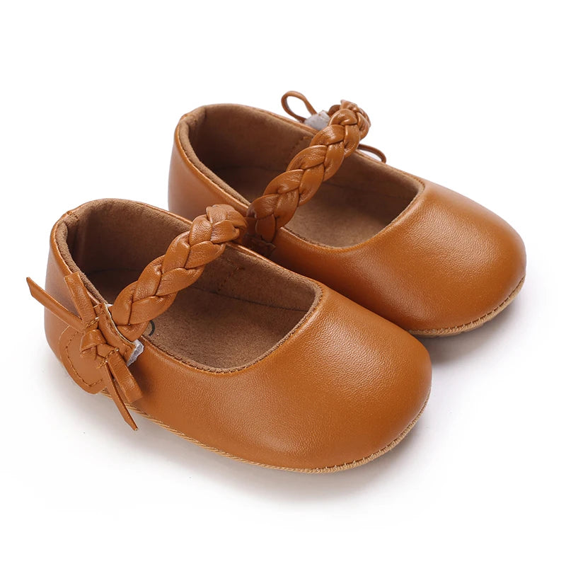Cute White Lace Baby Girl Princess shoes  Baby Moccasins Moccs Shoes Bow Fringe Rubber Soled Non-slip Footwear Crib Shoes