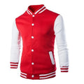 Men's Varsity Baseball Jacket – Patchwork Casual Coat, Korean Style, Sizes S–3XL