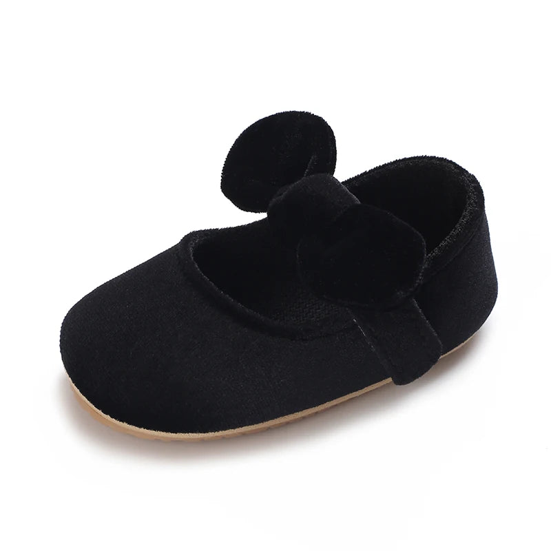 Cute White Lace Baby Girl Princess shoes  Baby Moccasins Moccs Shoes Bow Fringe Rubber Soled Non-slip Footwear Crib Shoes
