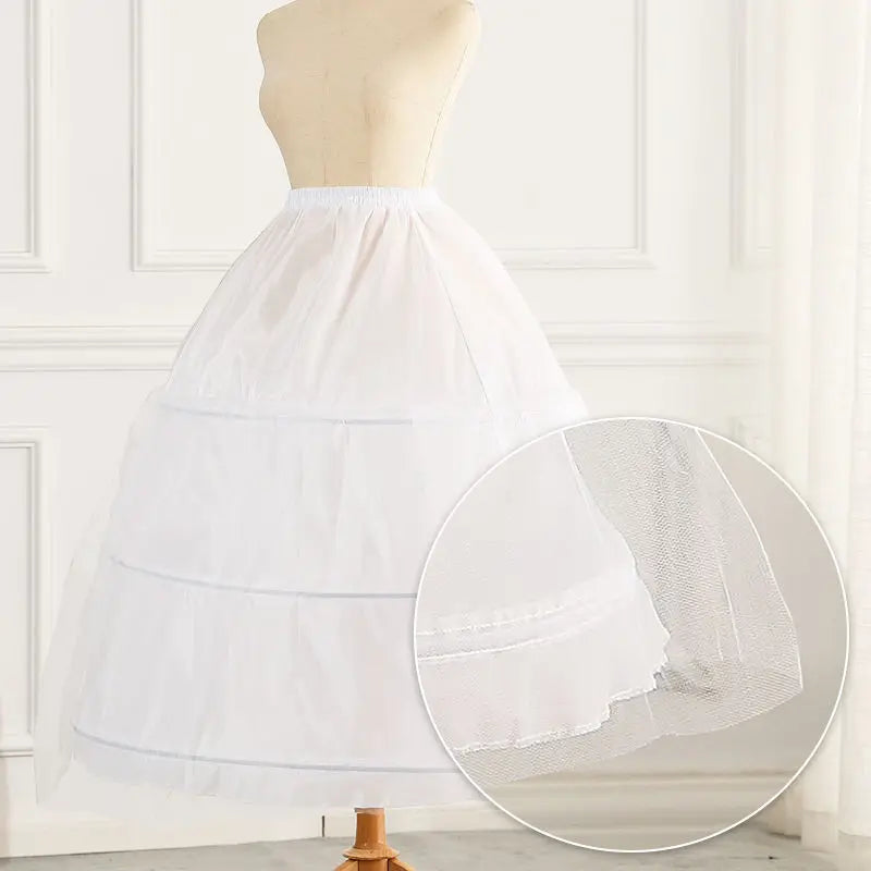 High Quality White Petticoat
