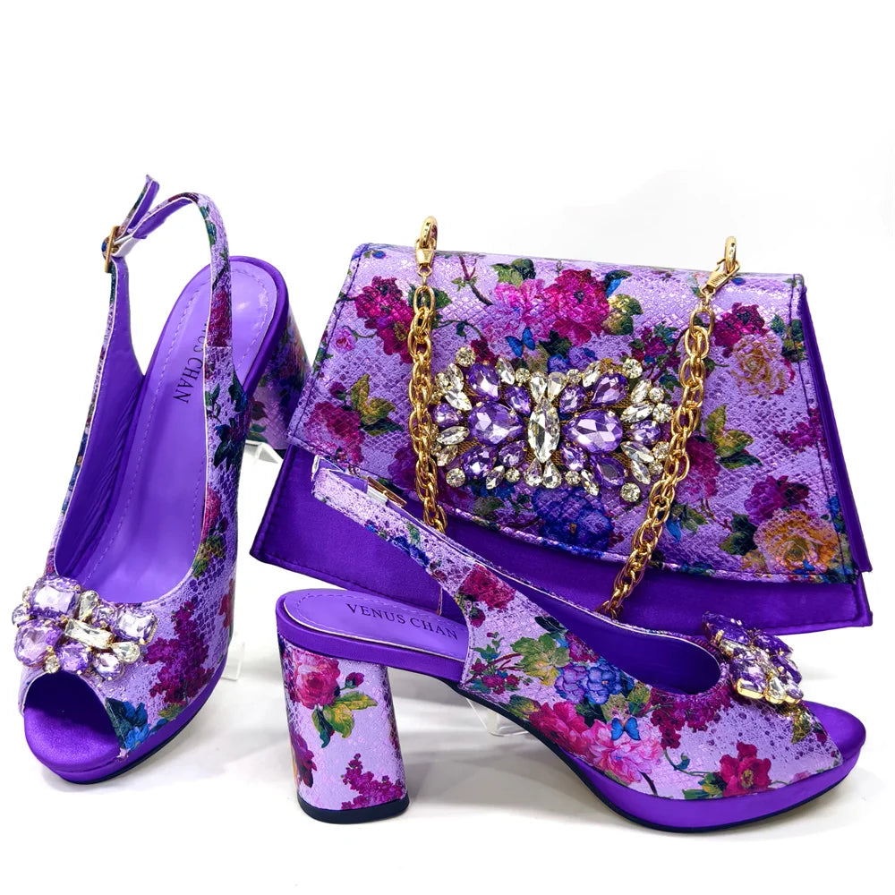 Wedding Bigger Size Thick Heel Shoes