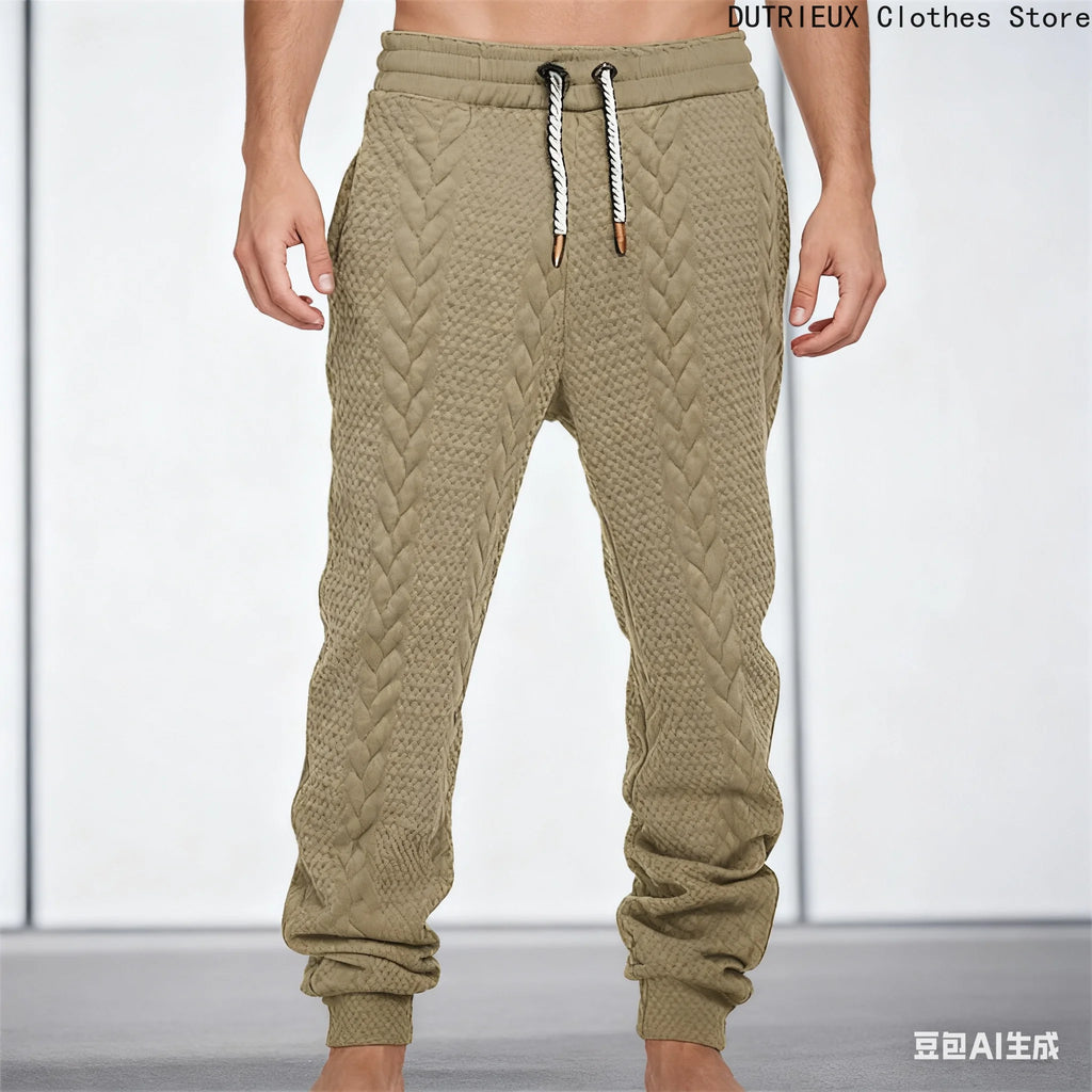 Fall/Winter Men's Pants, Soft and Comfortable Casual Sportswear Pants, Fashionable Street Business Men's  Trousers