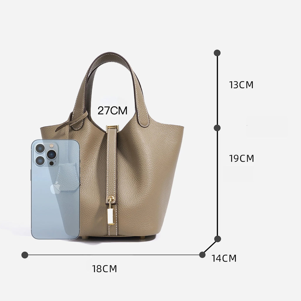 MENDY Women Bags Handbags Bucket Bag Real Leathe Fashion Tote Bag Genuine Leather Luxury Desginer Big Size Large Lady Hand Bags