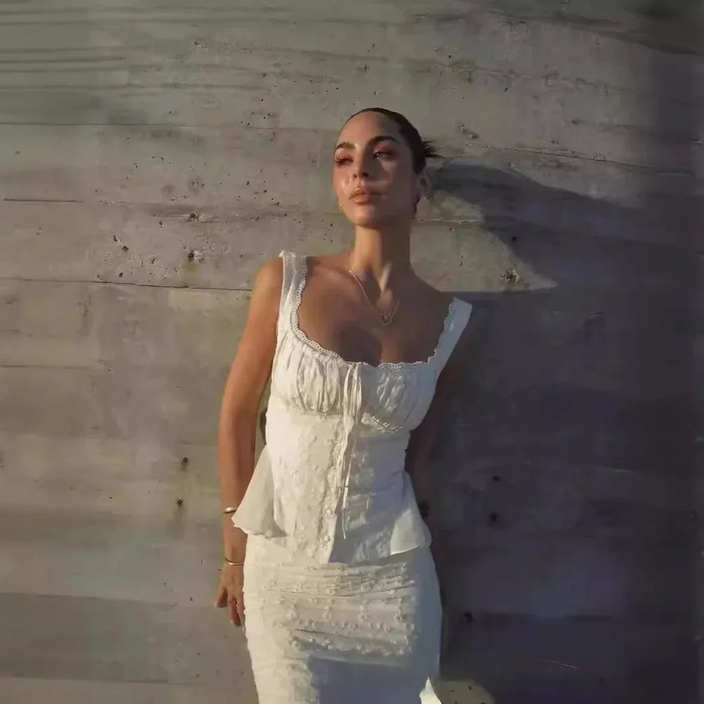 Summer 2 Piece Dress Set Elegant