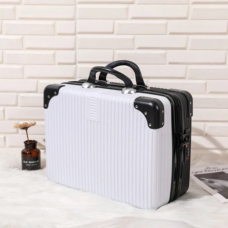 14 "portable makeup bag Makeup case Sweet wind carry-on luggage travel large capacity
