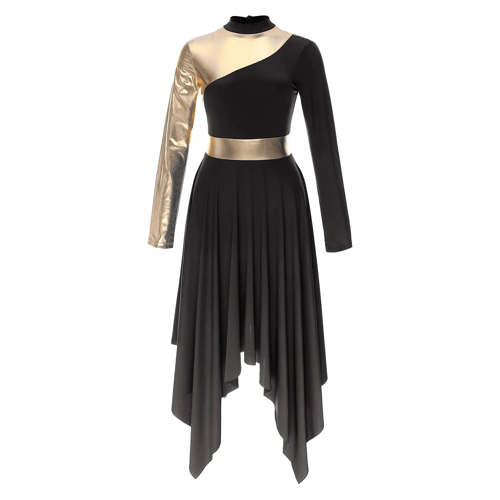 Women Worship Robe Lyrical Praise Dance Costume Modern Dress Adults Liturgical Celebration of Spirit Dancewear Performance Dress