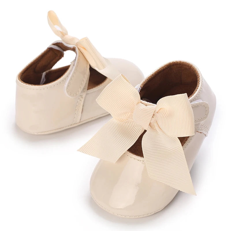 Cute White Lace Baby Girl Princess shoes  Baby Moccasins Moccs Shoes Bow Fringe Rubber Soled Non-slip Footwear Crib Shoes