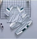 Boys Summer Clothing Set 2023 New Children's Cool Loose Fit Sportswear Korean Edition Baby Short Sleeve T-shirt 2 Pieces
