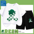 Summer Baby Boy Clothes Set Children Girls Cartoon Bear Short Sleeve T-shirts Top and Shorts Bottom Suit Kid Casual Tracksuits