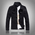 Men Pink Denim Jackets Outwear Slim Fit Denim Coats New Fashion Male Cotton Casual Jeans Jackets Streetwear Jean Coats Size 4XL