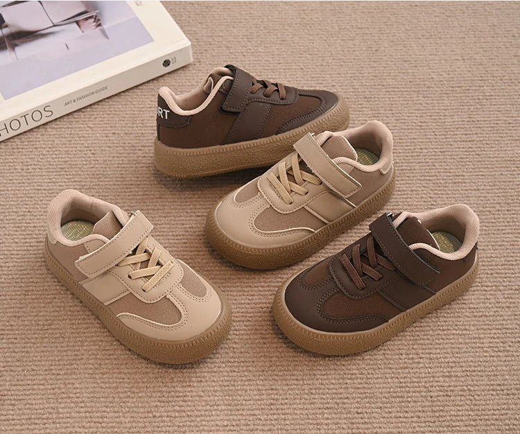 Children Casual Sports Shoes 2025 Spring New Girls Running Shoes Kids Sneakers Fashion Single Shoes Boys Leisure Walking Shoe