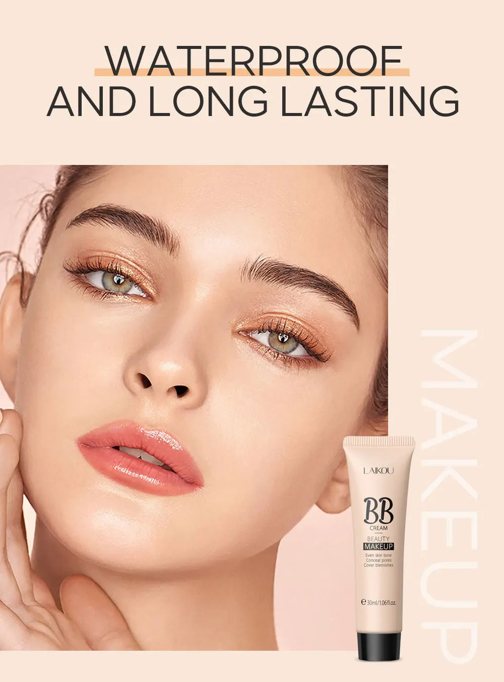 9-color Optional Concealer BB Cream 30ml Natural Facial Concealer Primer Ultimate Coverage Waterproof Foundations Makeup