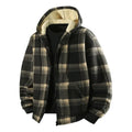Winter Fashionable Trendy Grid Thickened Warm Lamb Fleece Jacket for Men's Casual Loose Sports Large Size High Quality Jacket