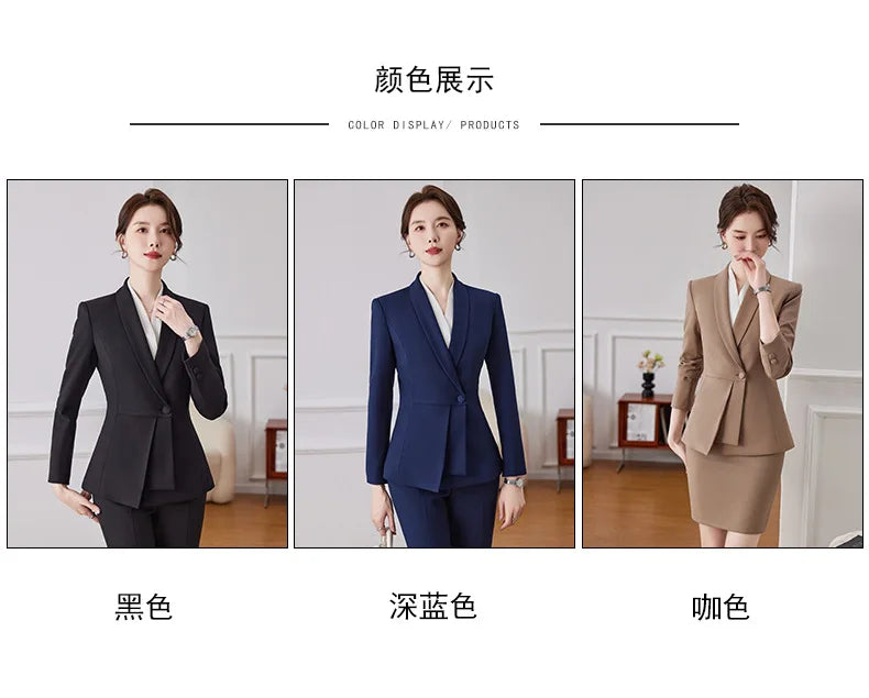 elegant Women Solid Suits