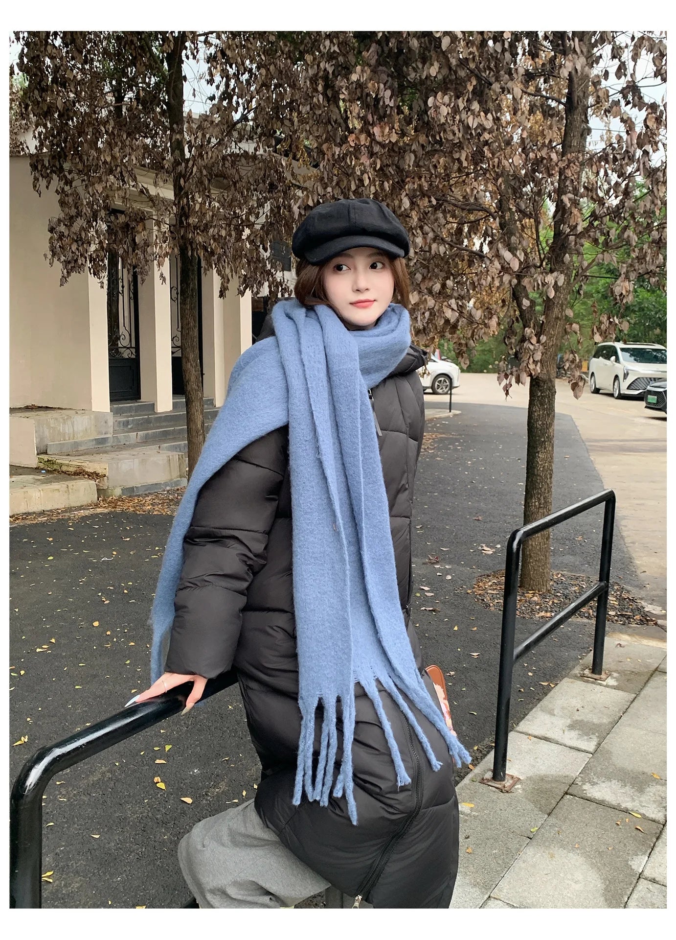 Long Coats Parkas Women Loose Zipper Hooded Jacket Thick Warm Casual Full Sleeve Elegant Spliced Jackets Autumn Winter