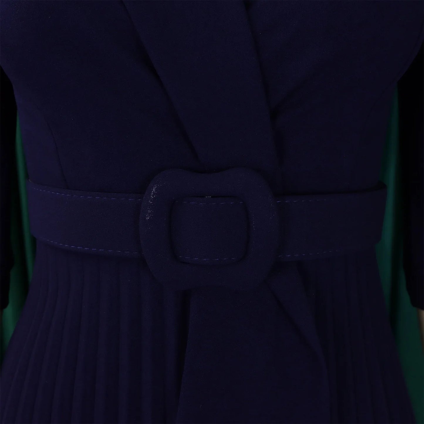 Elegant Office Ladies Dresses 2024 Autumn Fall Notched Collar Half Sleeve Belt Waisted Mid Calf Female Birthday Party Dress Midi