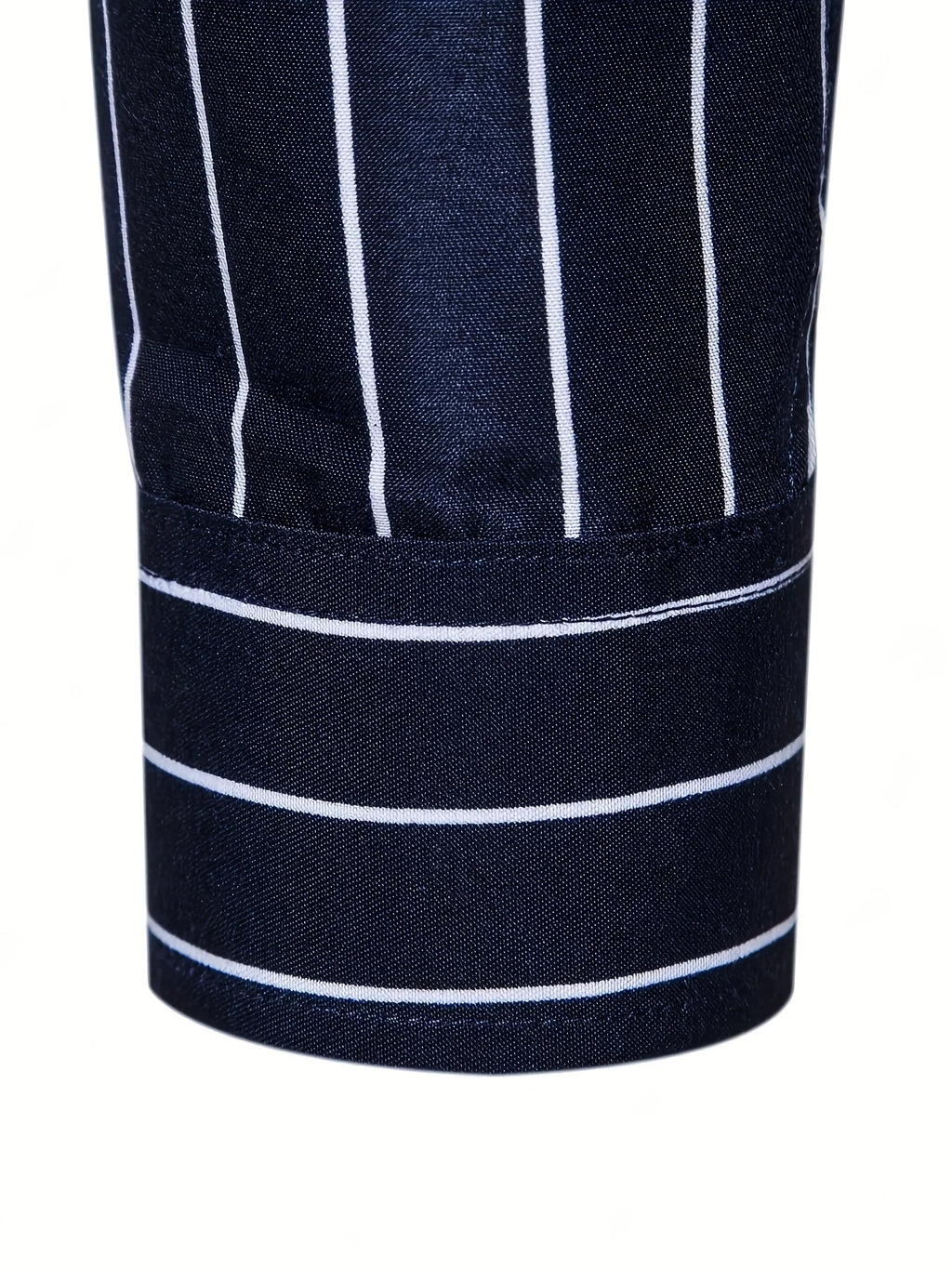 FGKKS New Men's Casual Shirt Fashion StrIped Long Sleeve Male Business Dress Shirt