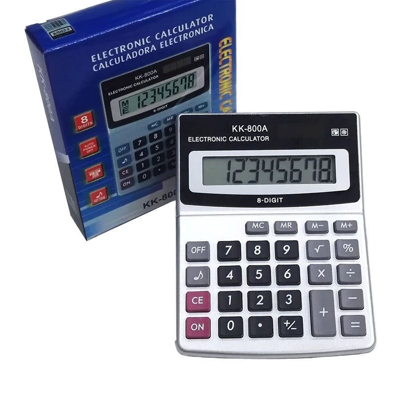 Calculator  Metal Desktop large font wide Calculator Business Computer Office Supplies with Manufacturer Wholesale