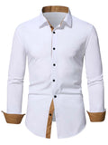 2023 Autumn Solid Men Shirt Baggy Long Sleeve Button Hawaiian 100% Cotton Linen Shirt for Men Blouse Camisa Masculina Streetwear