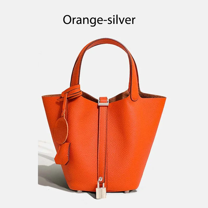 MENDY Women Bags Handbags Bucket Bag Real Leathe Fashion Tote Bag Genuine Leather Luxury Desginer Big Size Large Lady Hand Bags