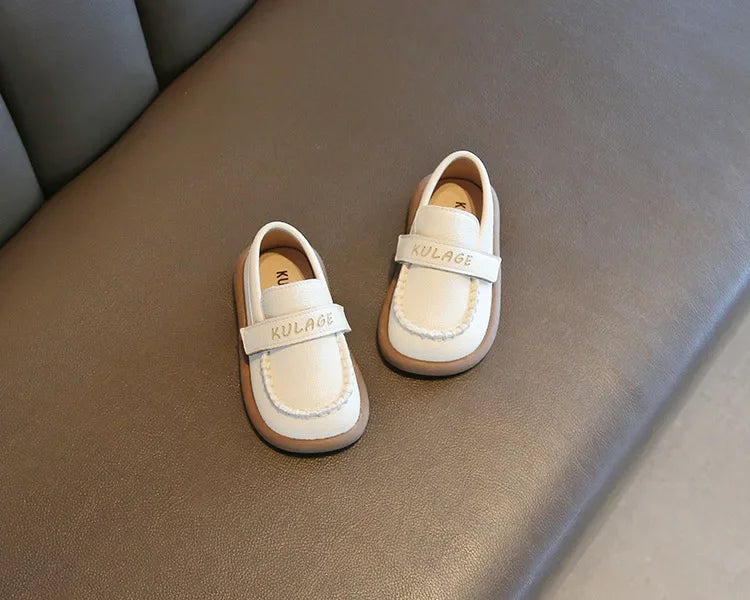 Baby Boys Casual Shoes for Wedding Party Fashion 2025 Spring Autumn Toddlers Kids Leather Shoes Slip-on Loafers Soft Flats New