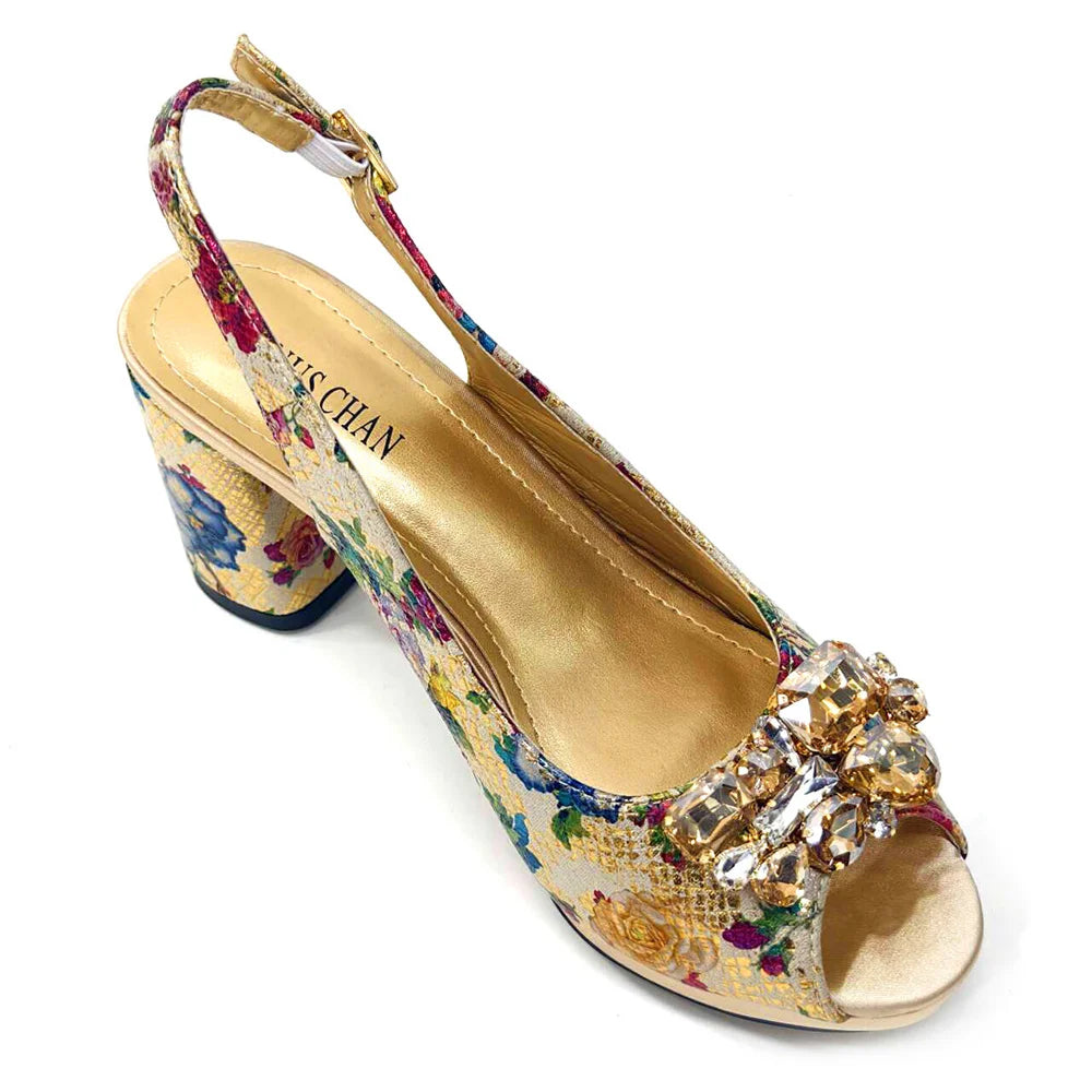 Wedding Bigger Size Thick Heel Shoes