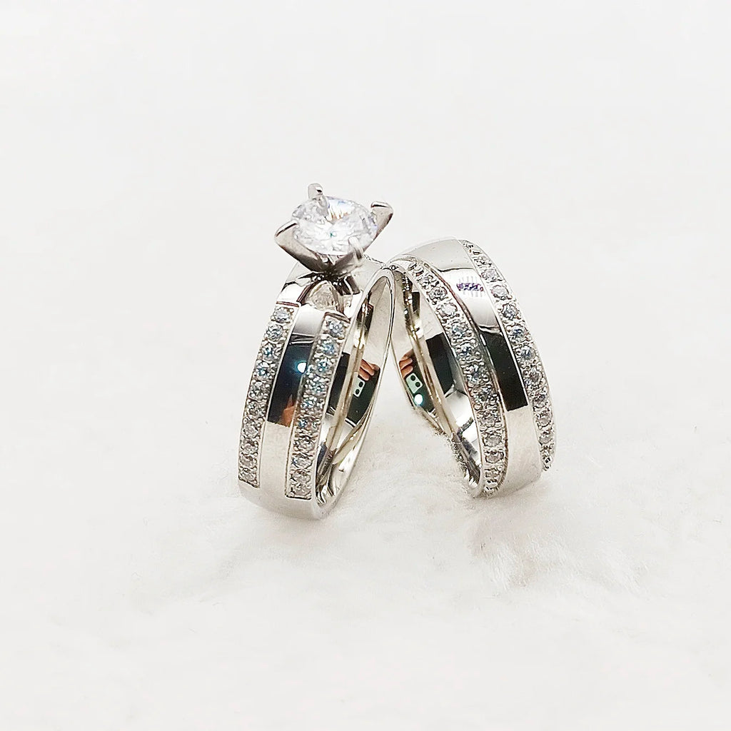 Wedding Engagement Rings Bridal Sets